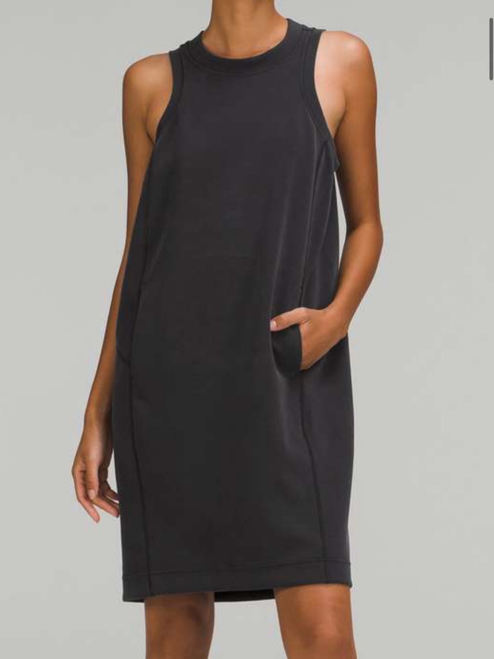 lululemon athletica Black Sleeveless Mini Dress